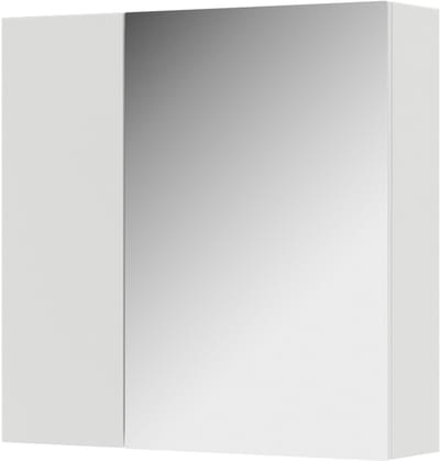 Vicco Leopold Badkamerspiegelkast – 60 x 59.2 cm Met legplanken en 1 spiegeldeur Wit