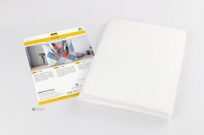 Opstrijkbaar Vlieseline - Volumevlies Naaien - Patchwork Quilten - Licht Migratiearm - 90cm x 1m - Wit