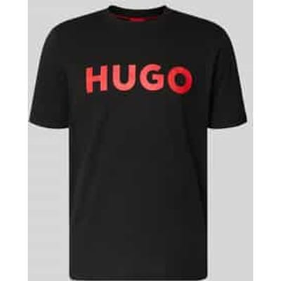 Hugo Dulivio Korte Mouwen Ronde Hals T-shirt Zwart L Man