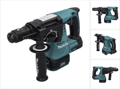 Makita DHR 243 ZE Accuklopboormachine 18 V Brushless Solo + inzetstuk voor Makpac - zonder accu, zonder oplader, zonder Makpac