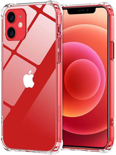 Hoesje Geschikt voor iPhone 12 Mini hoesje shock proof siliconen - TPU Schokbestendig backcover (verstevigde randen)