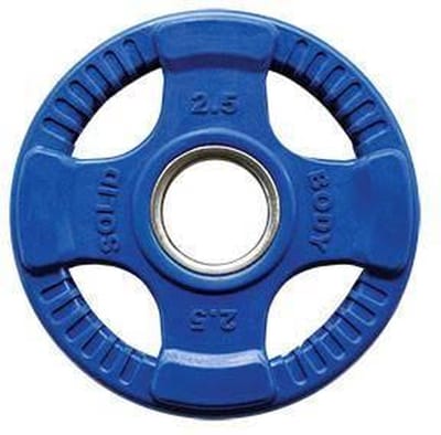 Body-Solid Gekleurde Rubberen Olympische Halterschijven 50 mm ORCK - per stuk