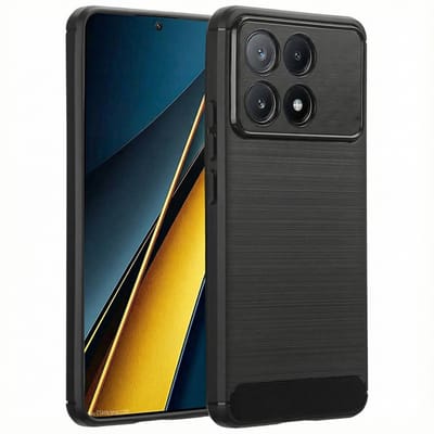 imoshion Hoesje - Geschikt voor Xiaomi Poco X6 Pro - Brushed Backcover - Zwart