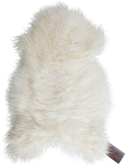 WOOOL IJslandse Schapenvacht - Wit M (100x55cm) 100% Natuurlijk & Echt - Vloerkleed - ECO+