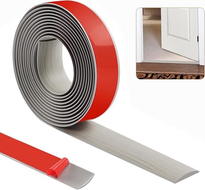 Drempelstrip 4 m x 4 cm - Zelfklevende Vloerovergangsstrip voor Tapijt en Laminaat