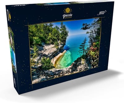 Prachtige 1000 Stukjes Legpuzzel Uitzicht Lake Superior Michigan Upper Peninsula