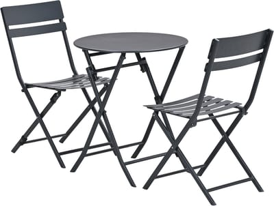 Garden Impressions Alfa – balkonset 3-delig – carbon black
