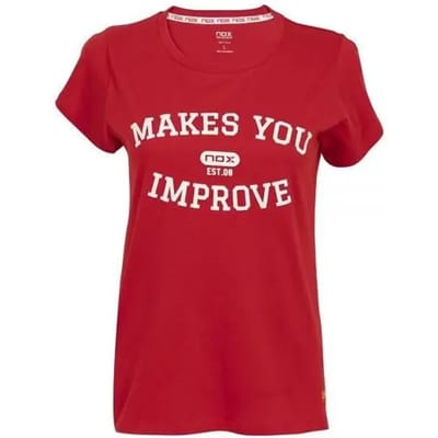 Dames-T-shirt Nox Casual Letras