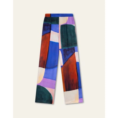 Oilily Palette Broek- maat38 Mazarine Blauw
