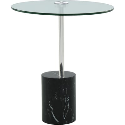Bijzettafel Rosario 500 Zilver / Zwart