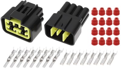Dailygoody - auto waterdichte connector kit - 8-pins aansluitingen - veilig en betrouwbaar - elektrische verbindingen - vervangingsonderdelen - g