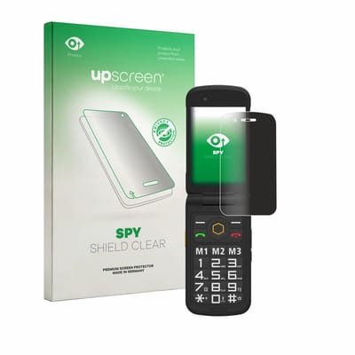 upscreen - privacy screenprotector voor AGM M8 FLIP - Folie Beschermfolie Blauwlichtfilter