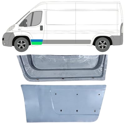 Reparatiepaneel voor deur voor Fiat Ducato 2006-2025 / Links / Set