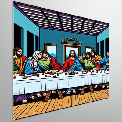 Kunstprint | Wanddecoratie | Dibond | 20 × 20 cm