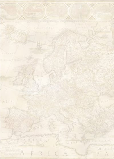 Menukaart papier Cartografie - 100 vel