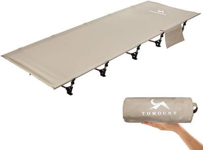Ultralicht en Compact Veldbed van Aluminium voor Kamperen en Outdoor