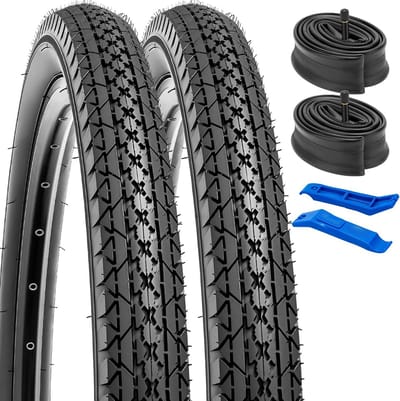 2 Stuks Opvouwbare Fietsbanden 20 Inch 2.125 met Binnenbanden