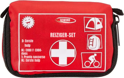 Zylo® Ehbo Reisset - Reisset - EHBO - Set 32 Stuks - 11x7x5cm - Rood