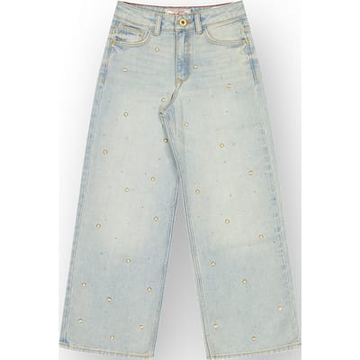 Meisjes Extra wide leg Jeans Cassie Pearl
