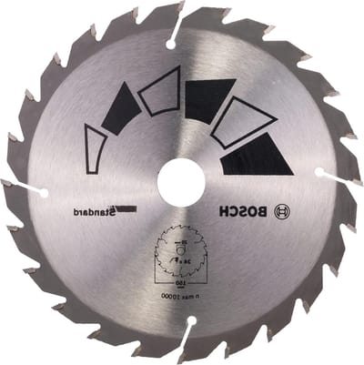 Cirkelzaagblad Standard 150mm Hout 24 Tanden ATB Reduceerring 16mm Accessoires