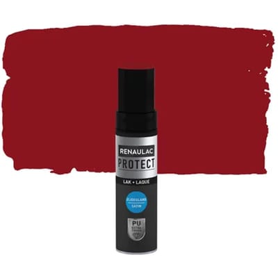 Renaulac Lak Protect - Zijdeglans - Wijnrood Ral 3005 - 12ml