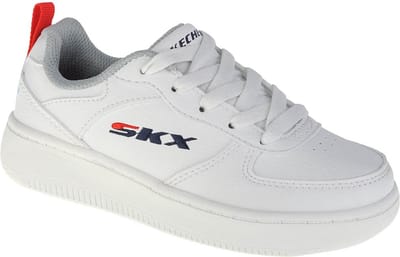 Skechers Sport Court 92 405696L-WHT, voor een jongen, Wit, Sneakers,Sportschoenen, maat: 28