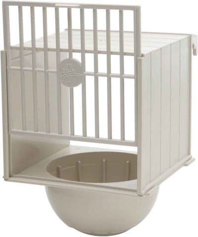 Voorhangnest / keizersnest - Vogelhuisje - Nestkastje - Vogel Huis - Voorhangnest / keizersnest - Wit - Nestkasten voor broedkooien - Nesten - Nestkasten / vogelhuisjes