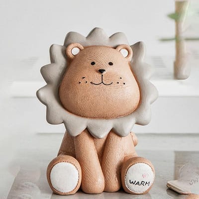 Leeuw Spaarpot Opslag Cartoon Kluis Geld Sparen Kinderspeelgoed Cadeau Schattige Munt Geldkoffer Creatieve Huisdecoratie Ornamenten