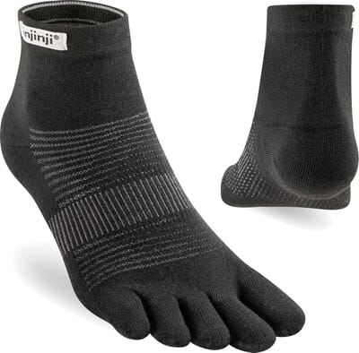 Injinji Run Original Weight Mini-Crew - Zwart - 44-47
