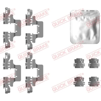 Toebehorenset, schijfremblok QUICK BRAKE 109-0128