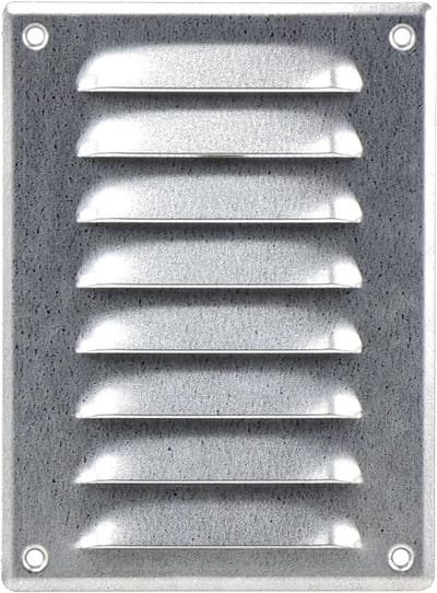 Ventilatierooster Metaal - Afvoerluchtrooster Deksel - Binnenklimaat Verbeteren - Bescherming Tegen Knaagdieren - 140 x 190 mm - Gegalvaniseerd