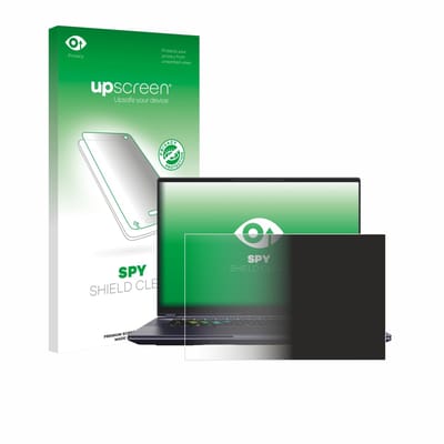 upscreen - privacy screenprotector voor Gigabyte AORUS 16X 2024 - Folie Beschermfolie Blauwlichtfilter