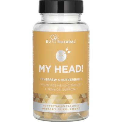 Eu Natural, Mijn Hoofd, Moederkruid & Hoefblad, 60 Plantaardige Capsules