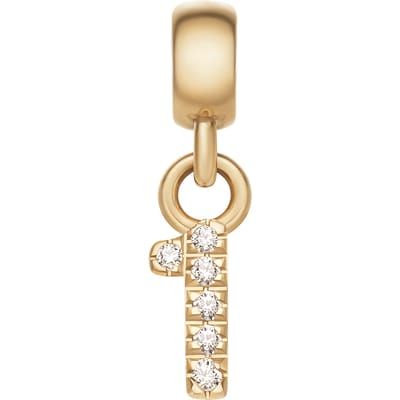 Daniel Wellington DW Charm Number 1 Gold
