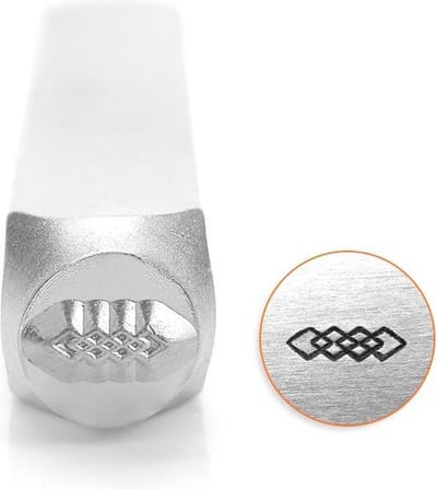 Slagstempel Diamantketen | Hoogte 6mm