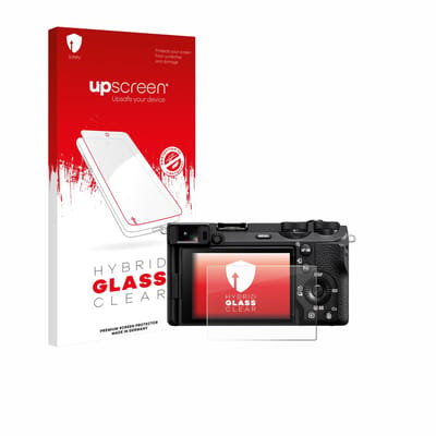 upscreen - Screenprotector voor Sony Alpha 6700 - Folie Beschermfolie Beschermglas transparant