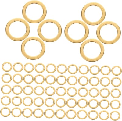 Skateboard Onderdelen - Reparatieset Ring - Skateboard Onderhoud - Duurzame Aluminiumlegering - 100 Stuks - Goud