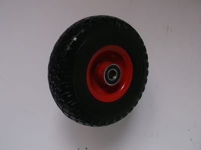 anti lek wiel, transportwiel voor oa steekwagen, bolderkar 3.00-4, hoogte 26cm