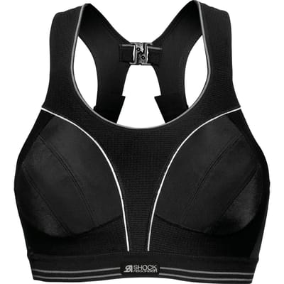 ShockAbsorber - maat 80E - Ultimate Run Bra - Sportbeha - Zwart / Silver
