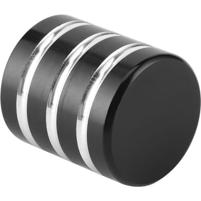 Aluminium Motorfiets Hiel Schakelaar Niveau Eliminator Cover Geschikt voor FLHT FLHR FLHX CVO 19802019 Zilver zwart/zilver