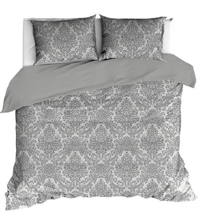 Linolux Dekbedovertrek Barok Anthracite 1 persoons
