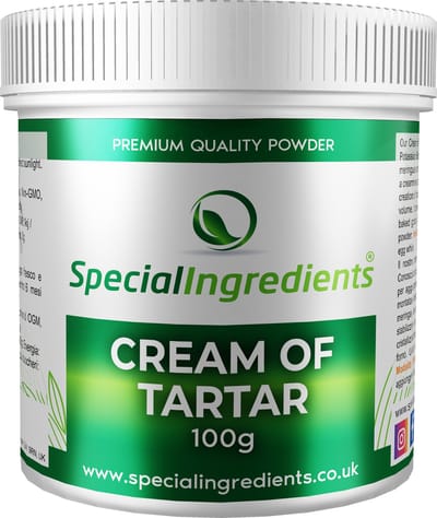 Wijnsteenzuur - 100 g - Cream of Tartar - Voor Funcakes - Wijnsteen - Hersluitbare Pot - Recycled Plastic
