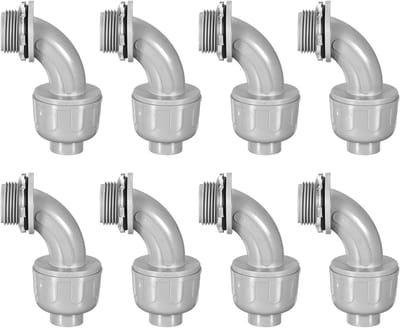 48 Stuks 3/4 Inch NPT Vloeibare Strakke PVC Elektrische Buisverbinders Flexibel 90 Graden voor Slang en Pijpen
