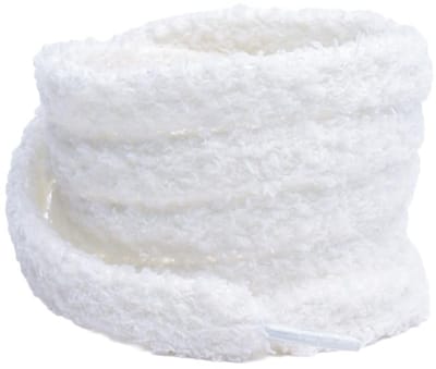 Dailygoods- Schoenveters Pluche - Vervangende Veters - 140 cm - 2 Paar - Handdoekmateriaal - Voor Sportschoenen/Basketbalschoenen
