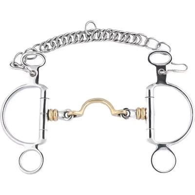 Bit met riemketting voor paard Jump'In Felipe