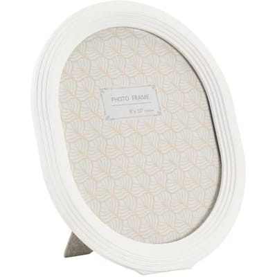fotolijsten ferretti Cadre photo ovale moderne blanc