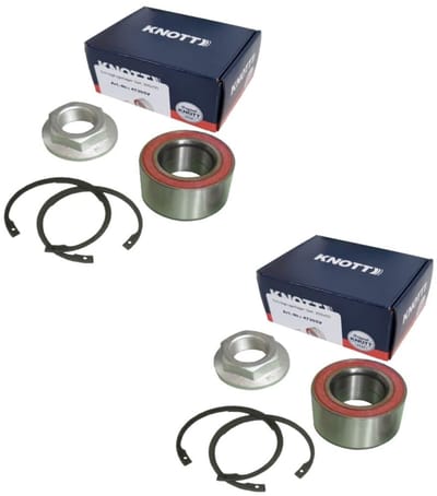 Wielnaaf Lagerset - Lagerset Aanhanger - Onderhoud Voertuig - Compleet Gemonteerd - 64x34x37mm