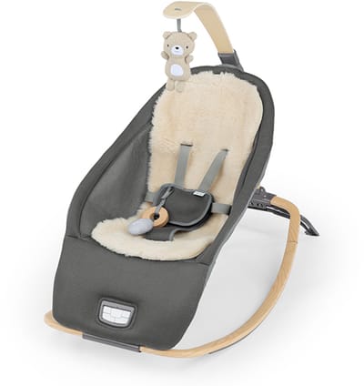 Baby schommelstoel wesley met lamswol - Ingenuity - vanaf 0 maanden