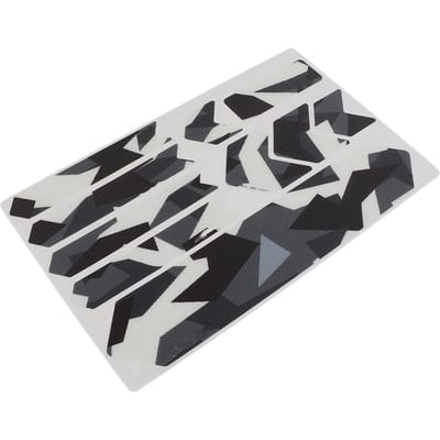 ENLEE Fietsframe Beschermstickers 3D Fietsframe Beschermtape Decoratieve Folie voor Mountain Road white