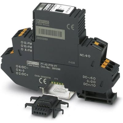 Phoenix Contact 2801296 PT-IQ-PTB-PT Voedingsmodule en module voor afstandsmelding Overspanningsbeveiliging voor: Verdeelkast 10 kA 1 stuk(s)